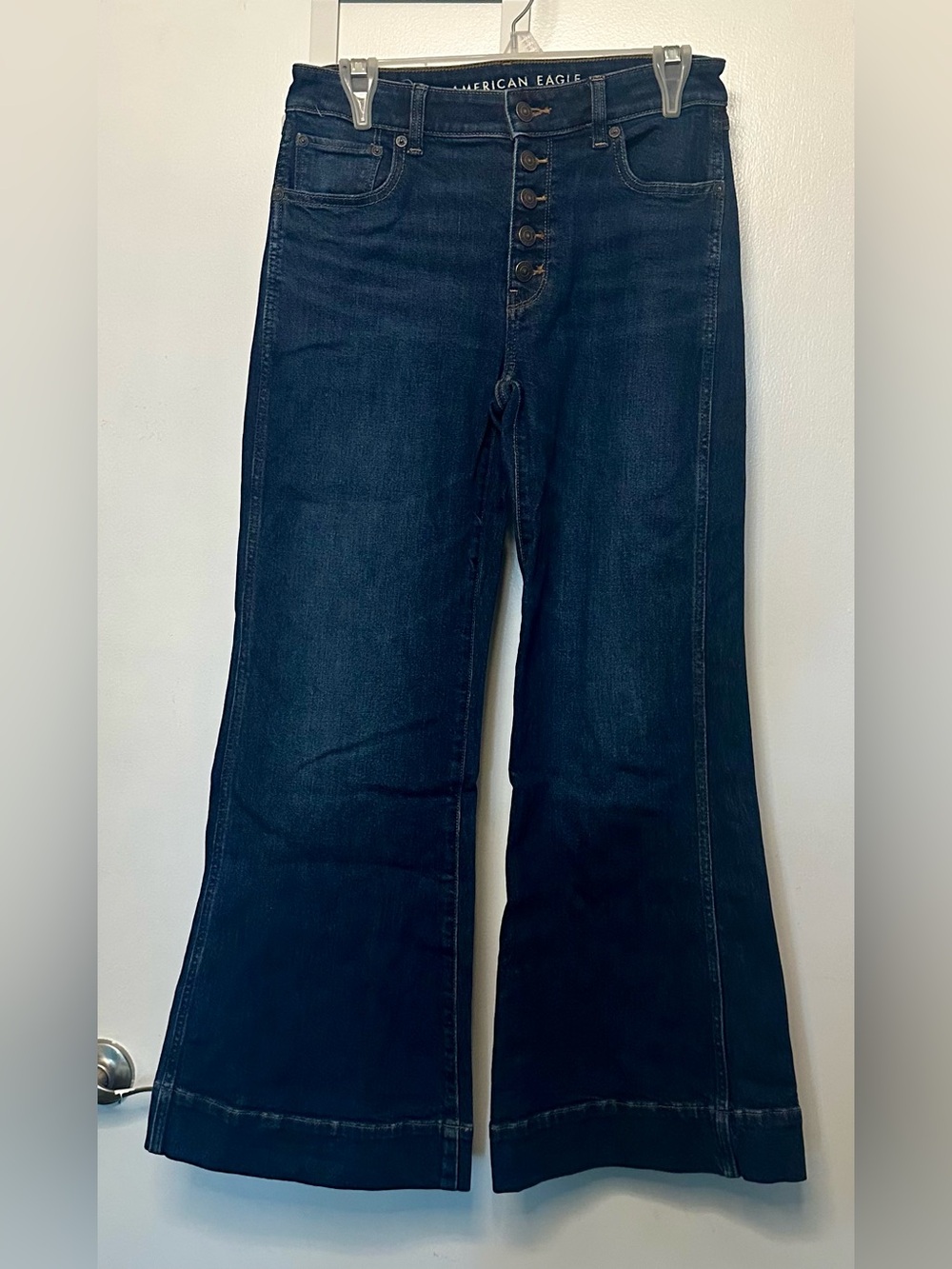 American Eagle Outfitters Super Hi-Rise Flare Button-Fly Women's Jeans